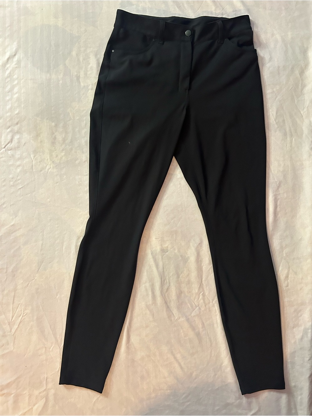 Lululemon City Sleek 5 Pocket Slim-Fit High-Rise Pants Black Size 30